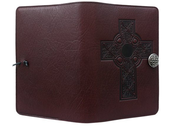 Celtic Cross Leather Journal