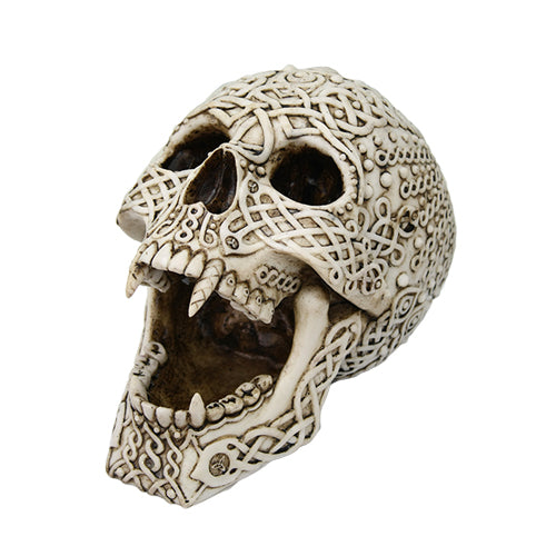 Celtic Vampire Skull Figurine