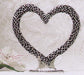 Celtic knot in heart shape wedding cake topper