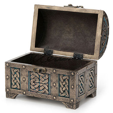 Celtic Knot Treasure Chest Trinket Box