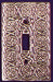single switch plate with celtic knots made from pewter