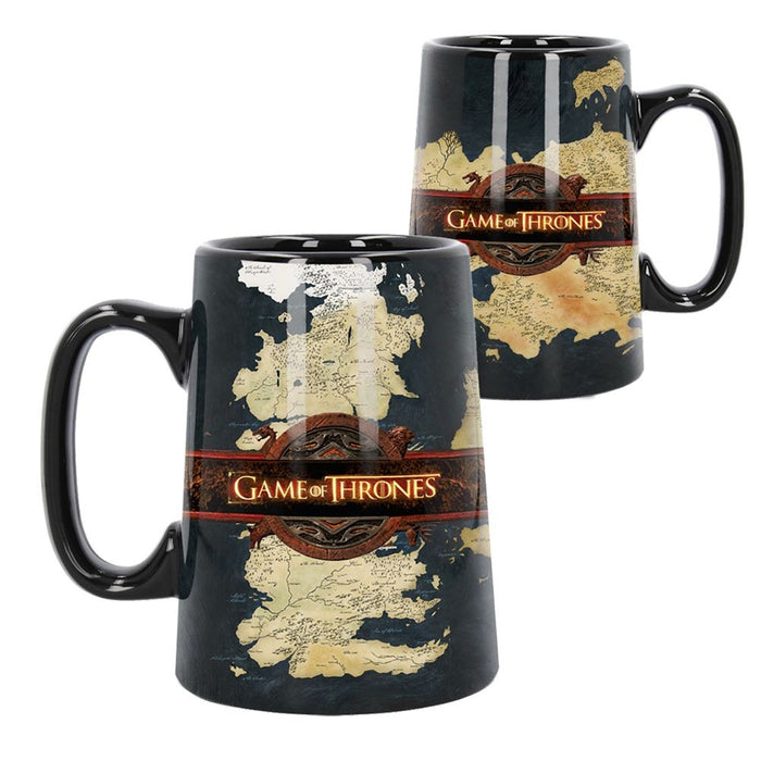 Ceramic Map Tankard: Game of Thrones