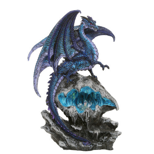 Checkmate Dragon on Crystal Figurine