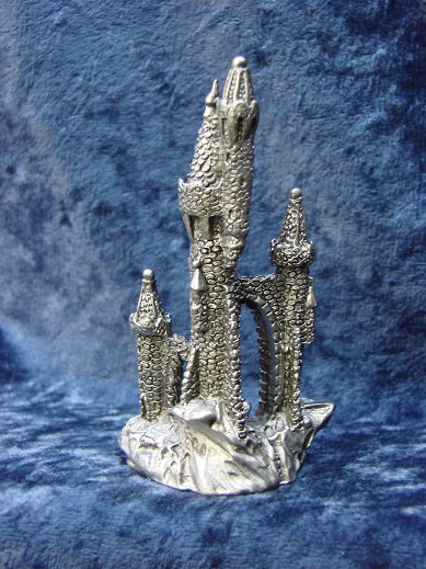 Cliff Walk Pewter Castle Figurine