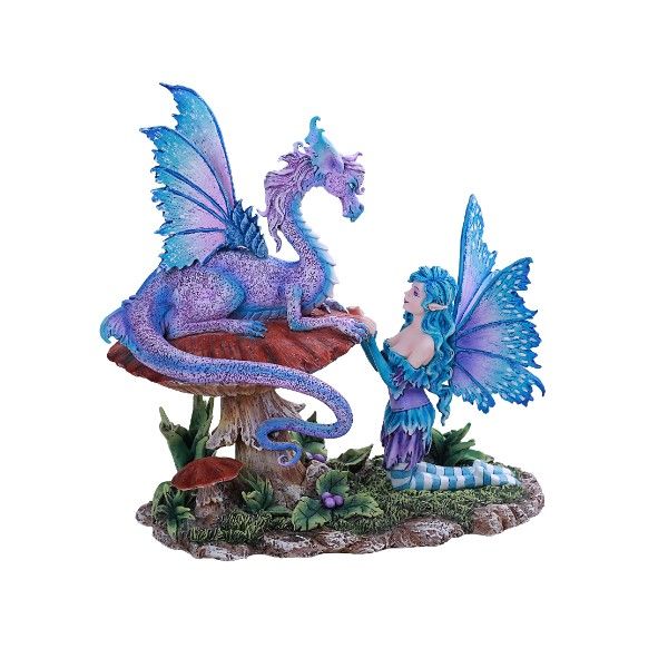 Companion Dragon & Fae Figurine
