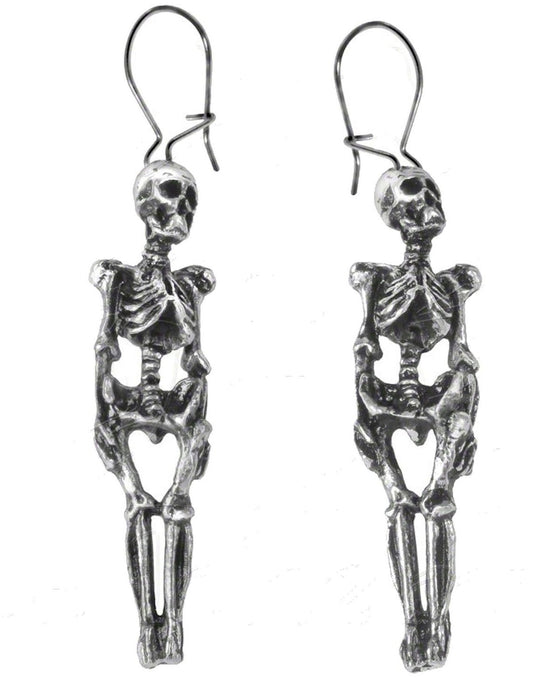 Dangling Skeleton Earrings