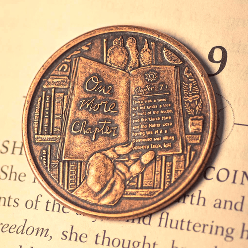 Book Lovers Decision Maker Coin