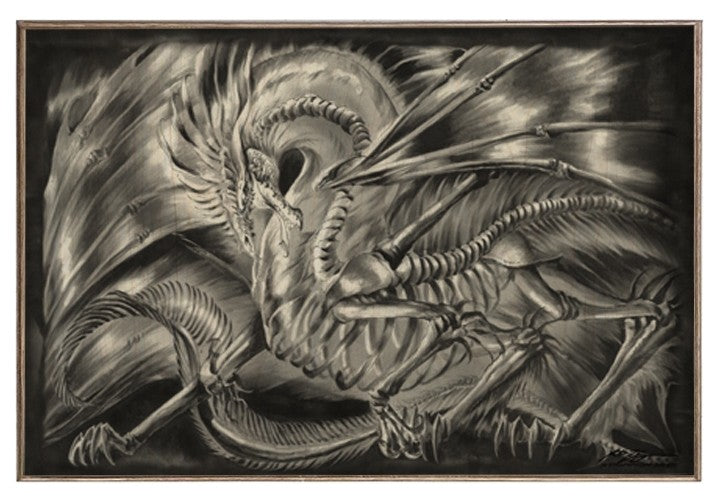 Dracolich Dragon 12x18 Metal Sign or Wood Wall Art