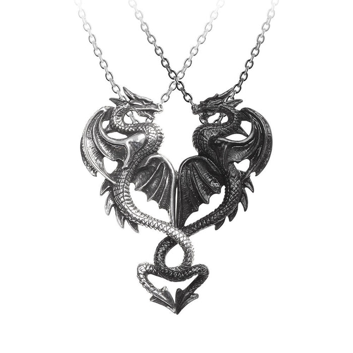 Draconic Tryst Pendant Necklace