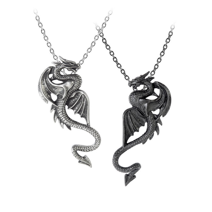 Draconic Tryst Pendant Necklace