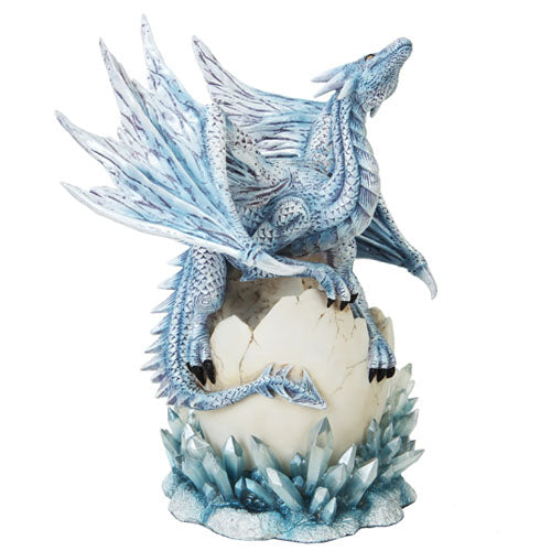 Dragon Hatchling on Crystals Figurine