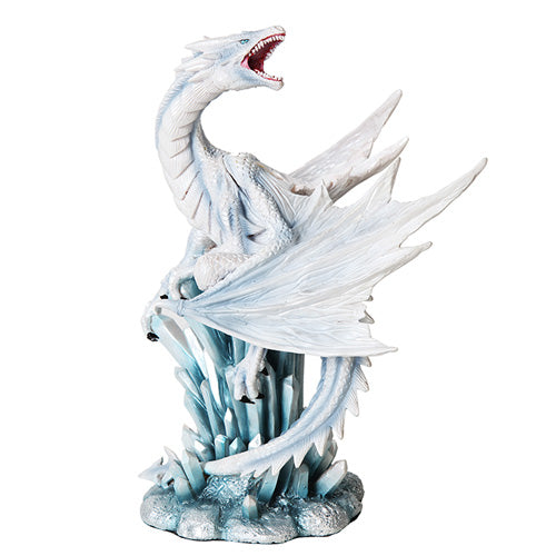 Dragon on Crystals Figurine