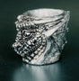 dragon head shot glass made from pewter