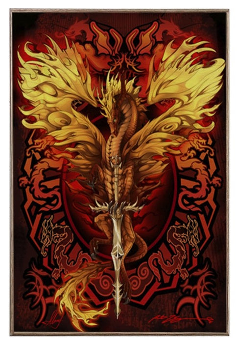 Dragonsword Flameblade 12x18 Metal Sign or Wood Wall Art