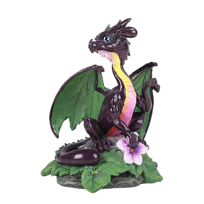 Eggplant Dragon Figurine