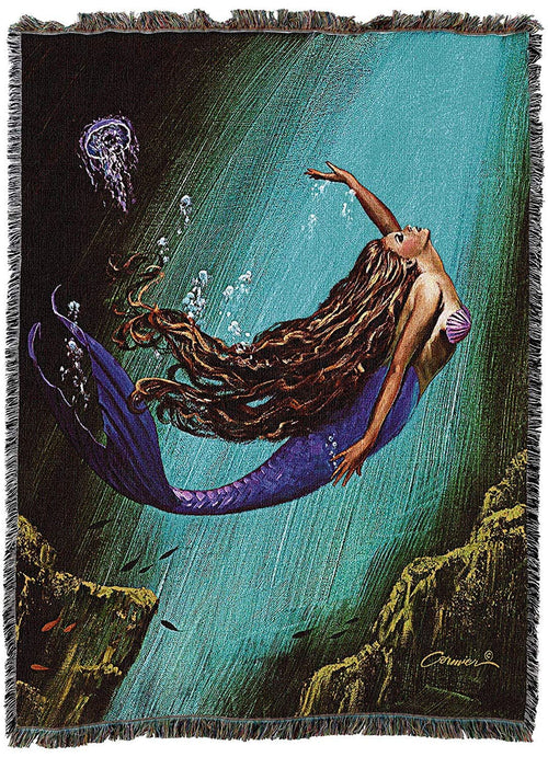 Enchantment Mermaid Tapestry Blanket
