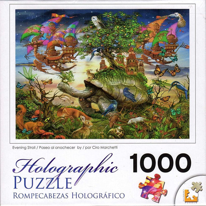 Evening Stroll Holographic Puzzle (1000 Pieces)