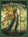 Faery Blessing Cards box cover. Text at the bottom reads "Healing gifts and shining treasures from the realm of enchantment" By Lucy Cavendish. The art (by Amy Brown) shows a fairy queen with autumn colored wings in a green dress holding a staff