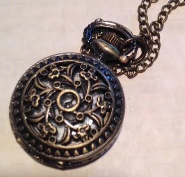 Fancy Pocket Watch Necklace: Steampunk Gifts FairyGlen