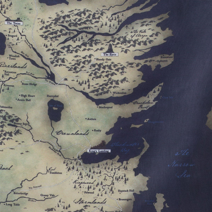 Game of Thrones Map of Westeros Banner