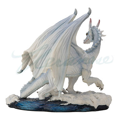 Glacial White Dragon Figurine