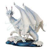 Glacial White Dragon Figurine