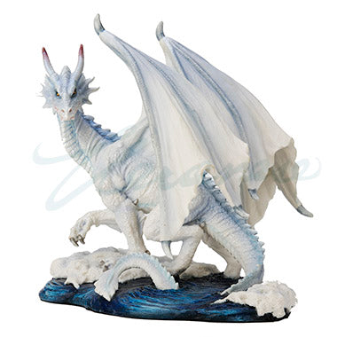 Glacial White Dragon Figurine