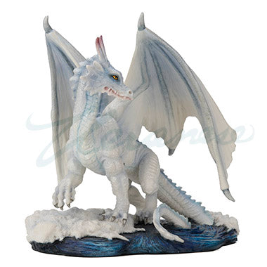 Glacial White Dragon Figurine