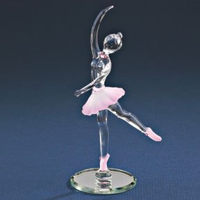 Glass Ballerina Figurine