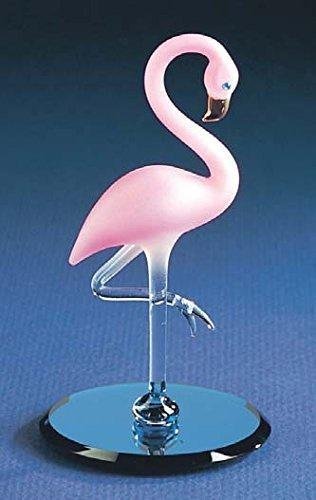 Glass Flamingo Figurine