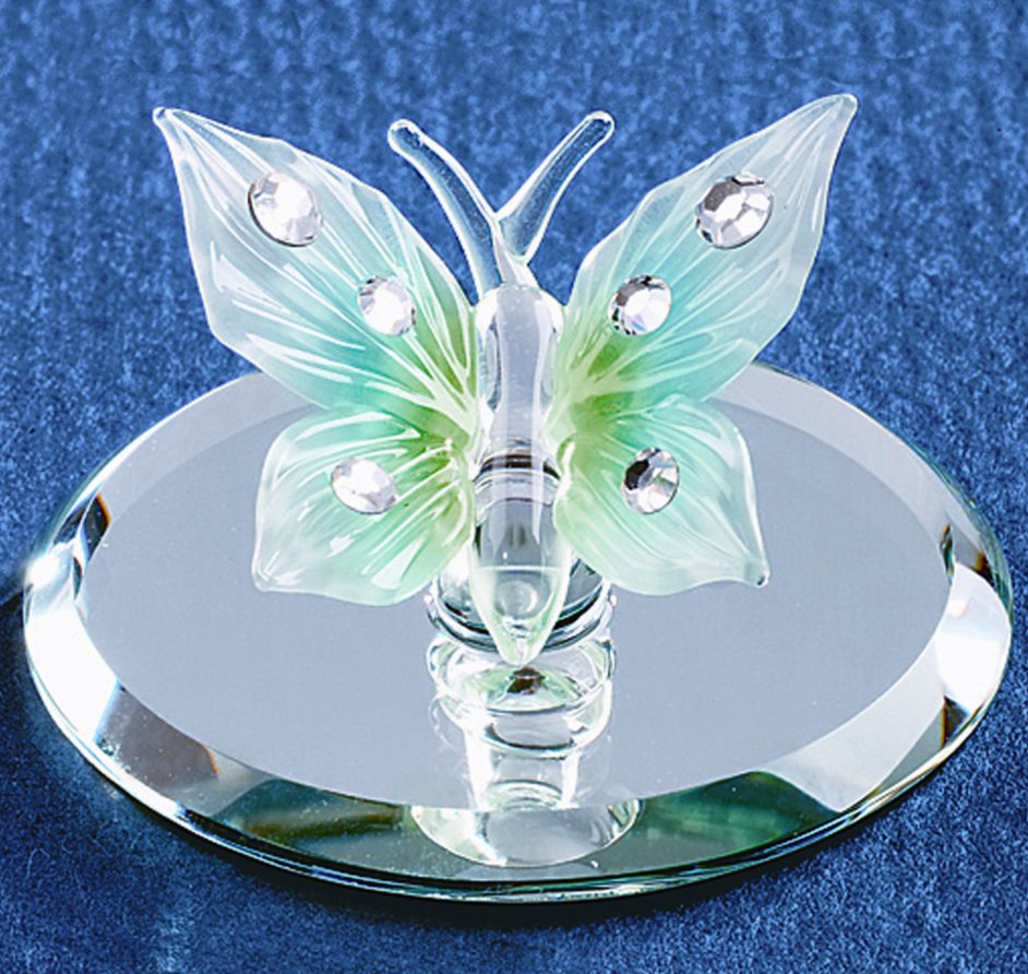 Buy 15ml Crystal Jeweled Golden Butterfly Decor Fancy Glass