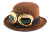 Steampunk Bronze Aviator Goggles