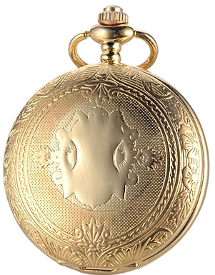 Gold Engraved Pocket Watch
