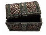 Green & Red Celtic Trinket Box