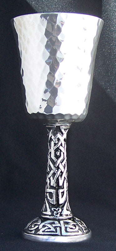 Hammered Celtic Goblet