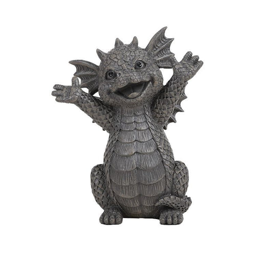 Happy Garden Dragon Figurine