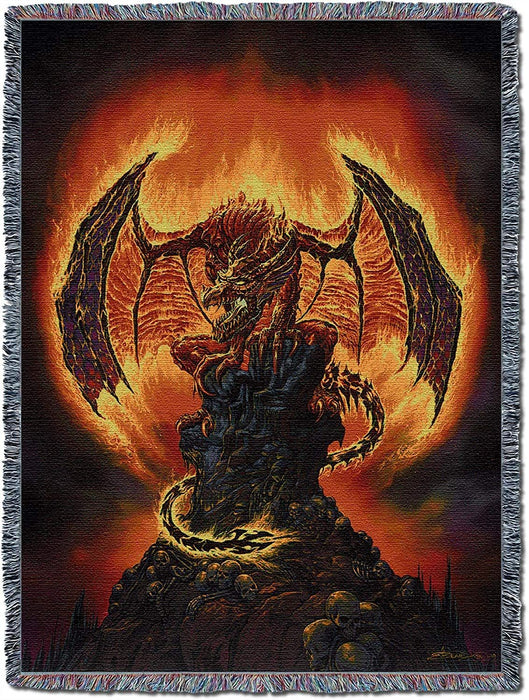 Harbinger of Fire Tapestry Blanket