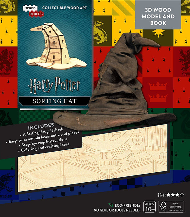 HARRY POTTER - Maquette 3D en Bois - Sorting Hat