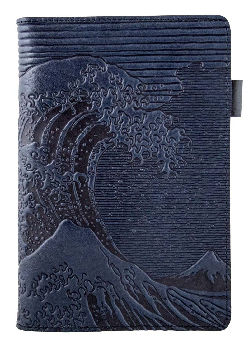 Hokusai Wave Notebook Portfolio Leather Gifts — FairyGlen Store