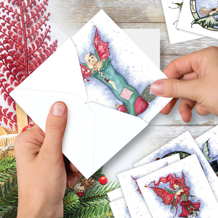 Holiday Fairies Mini Notecards