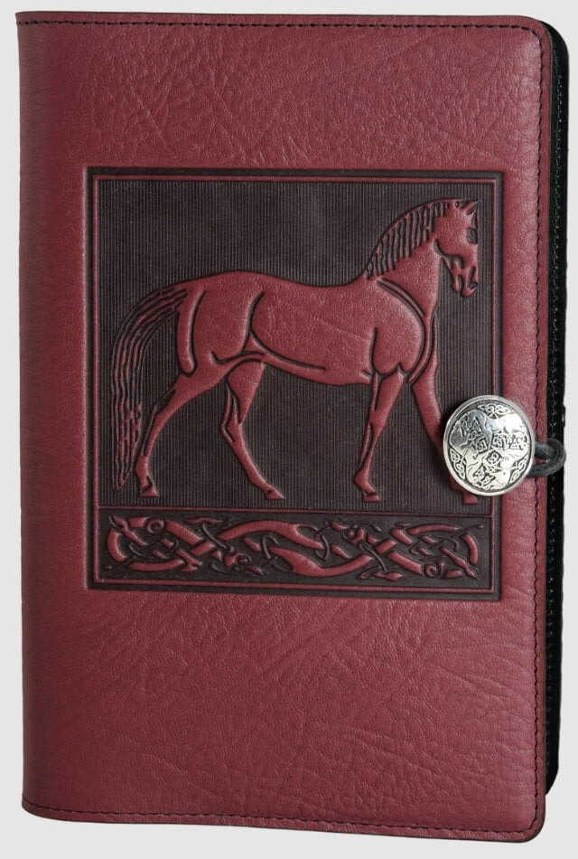 Standing Horse Leather Journal by Oberon Design - FairyGlen.com