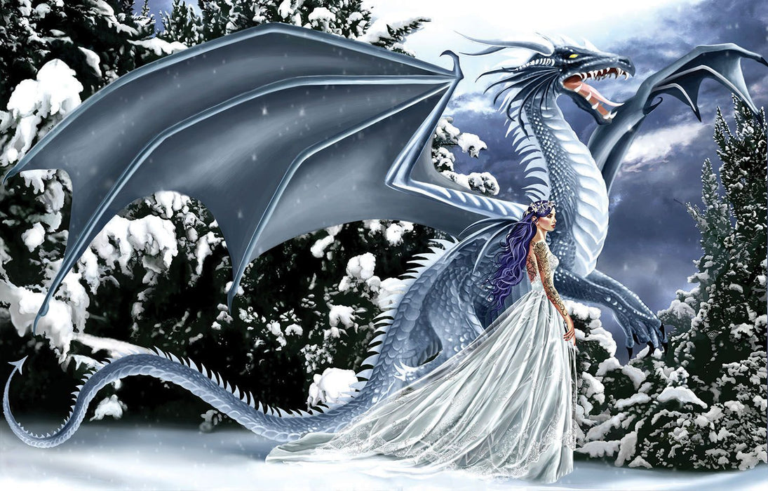 Ice Dragon Jigsaw Puzzle (1000 Pieces)