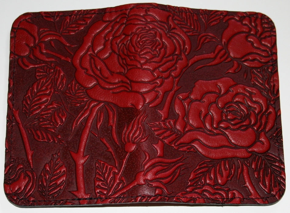 Rose Leather Card Holder
