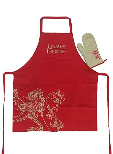 Lannister Apron & Oven Mitt Set: Game of Thrones