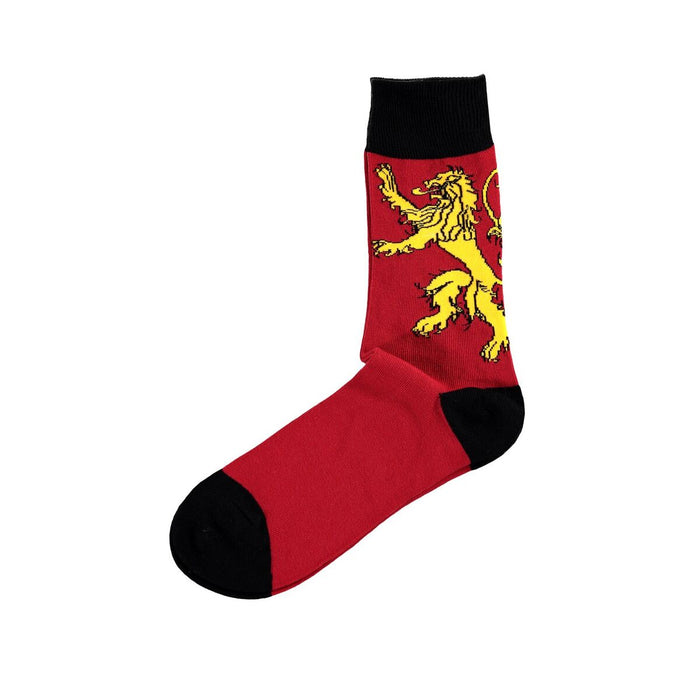 Lannister Sigil Socks: Game of Thrones