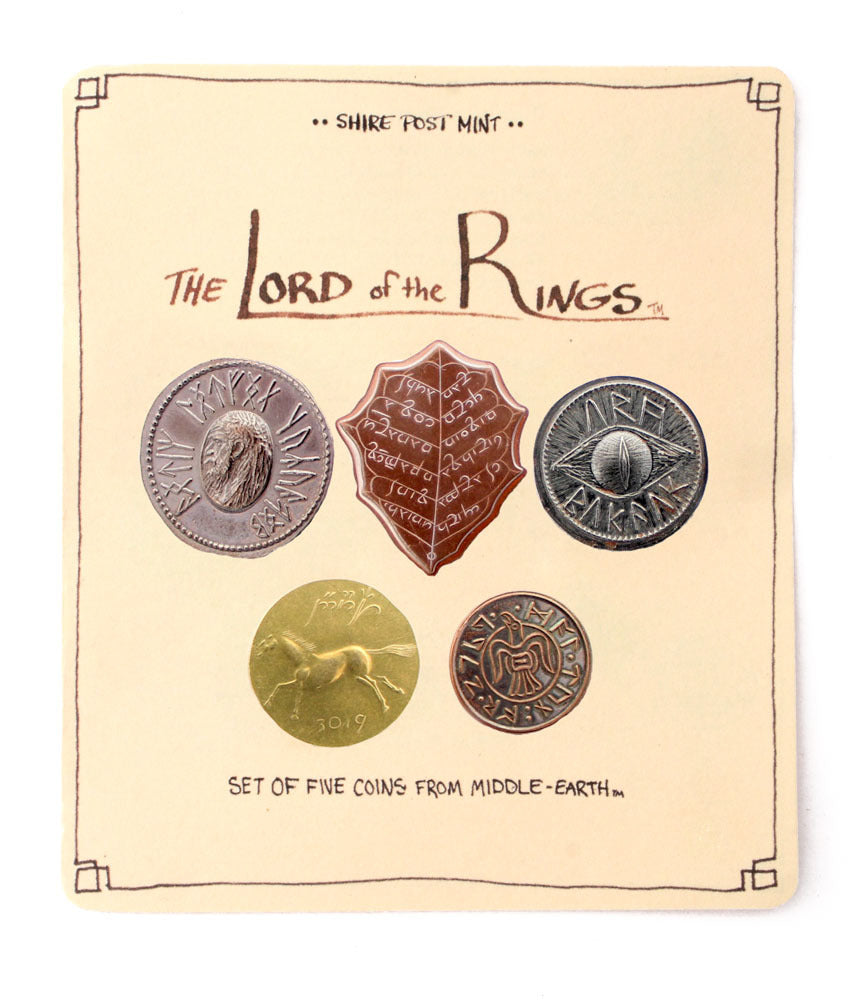 Map Collectible Coins Lotr Coins The Lord Of The Rings Middle-Earth Coin  Set #1