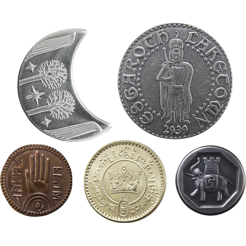 LotR Replica Coins, Set 2: Lord of the Rings Gifts & Collectibles |  FairyGlen