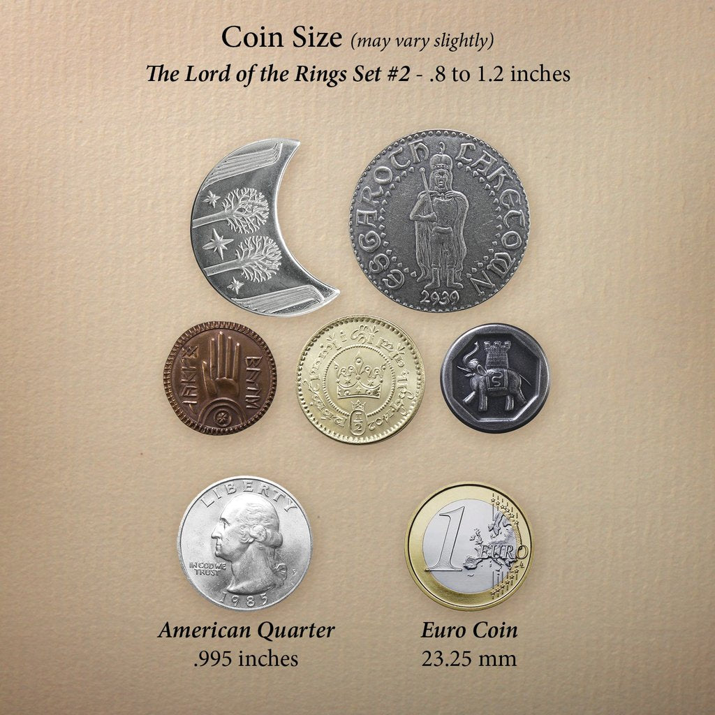 LotR Replica Coins, Set 2: Lord of the Rings Gifts & Collectibles