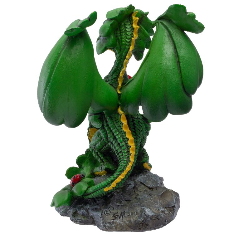 Lucky Clover Dragon Figurine