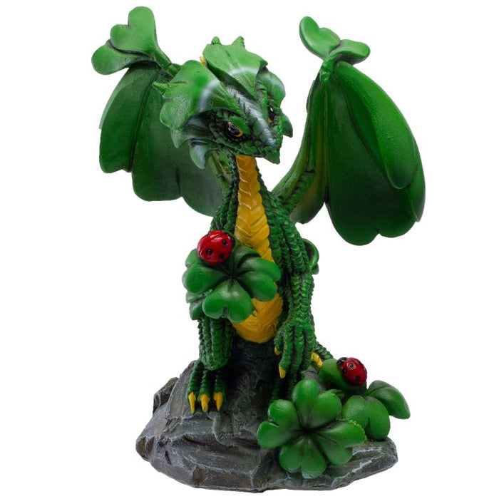 Lucky Clover Dragon Figurine